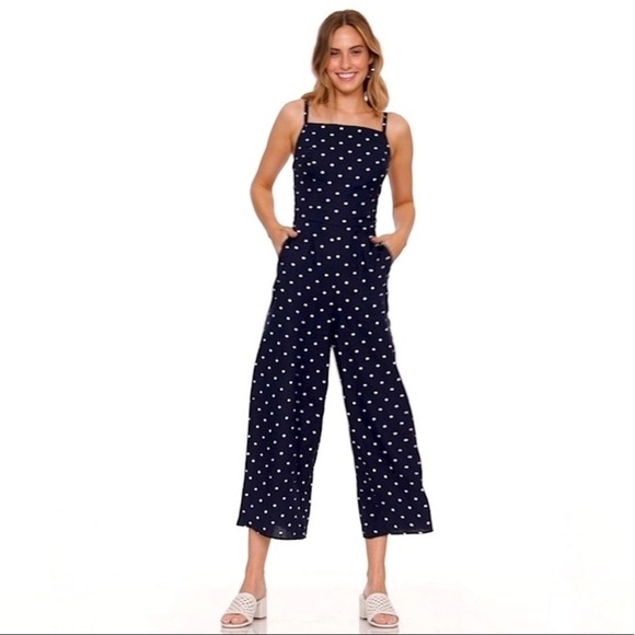 Old Navy Pants Jumpsuits Old Navy Square Neck Linen Blend Jumpsuit L Poshmark